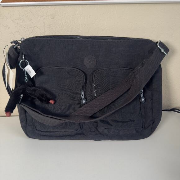 NWT New Kipling HB7685 Sidney Crossbody Shoulder Bag Polyamide Black - Picture 1 of 7